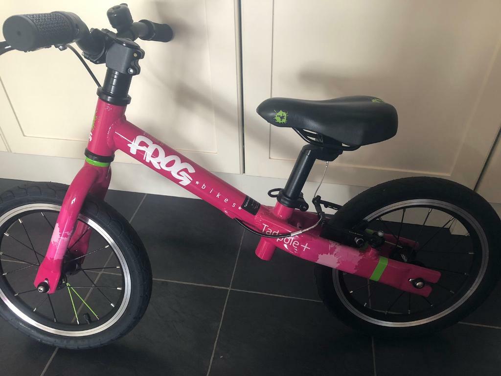 frog tadpole plus 14 balance bike